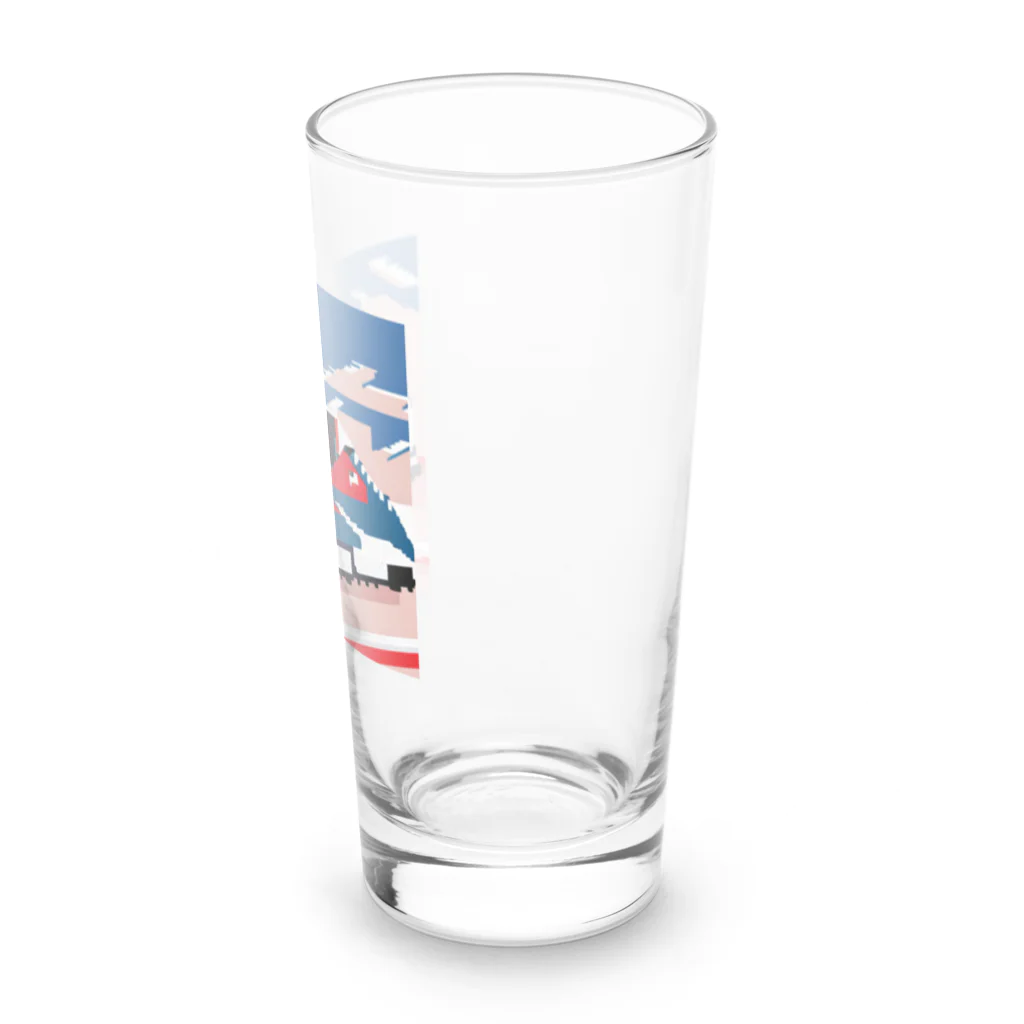 KAKI_のドット絵おしゃれなくつ Long Sized Water Glass :right