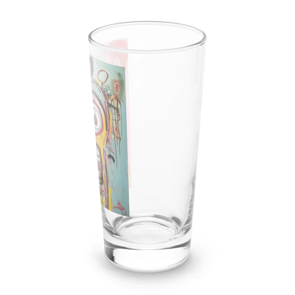 Hayate Kawakami オリジナルの痛風発作に苦しむ男 Long Sized Water Glass :right