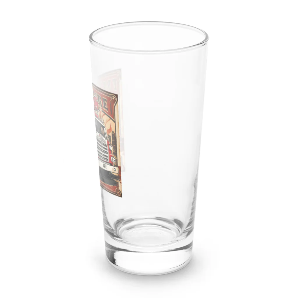 ビッグスマイルライフの消防車　cool Long Sized Water Glass :right