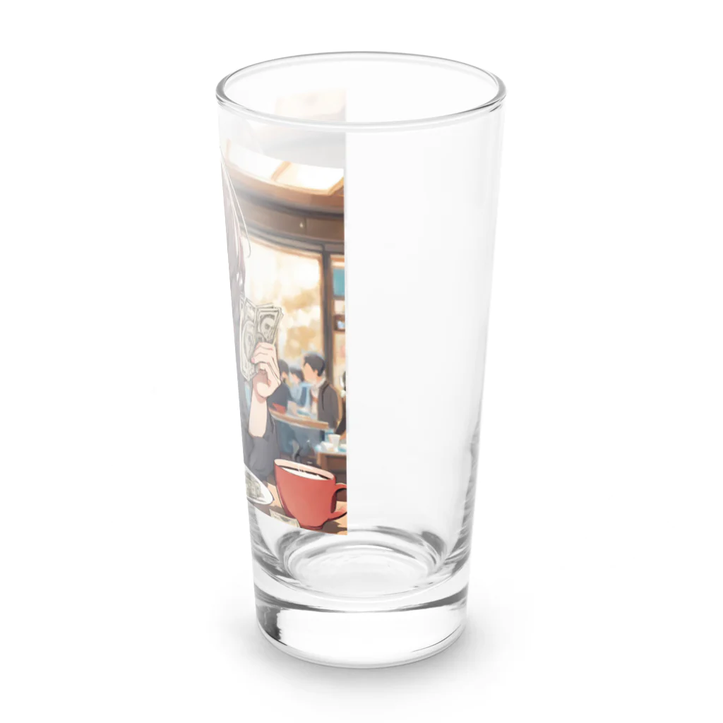 NIJIIRO_CHIHARUの隠れ家ケーキ屋さんの母35歳 Long Sized Water Glass :right