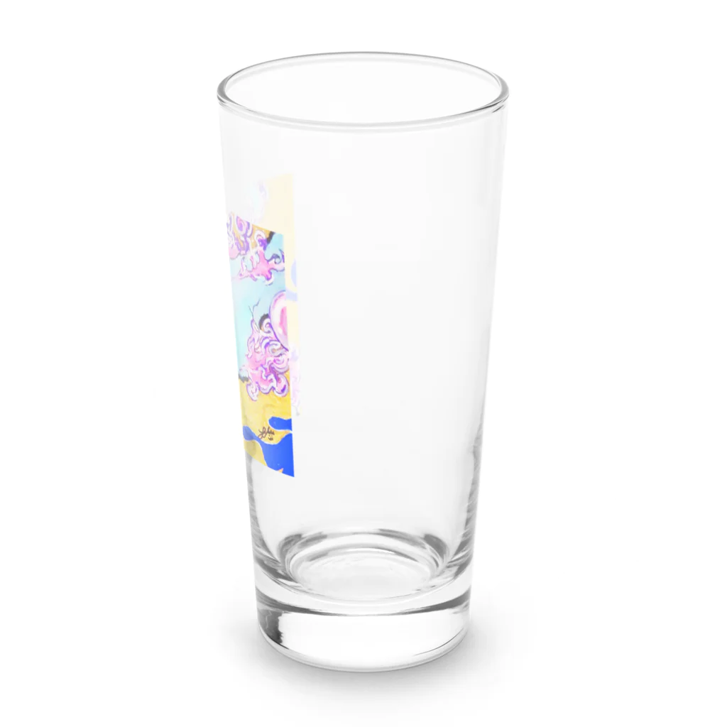 ジャム＝ゴイドの炎ニ揺レル九尾 -紫炎- Long Sized Water Glass :right