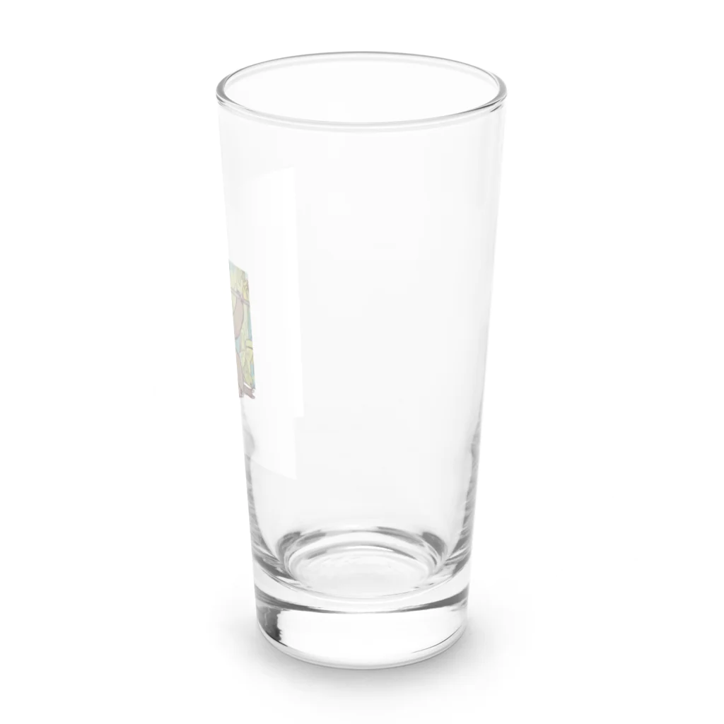 動物ショップのなまけもの  大好き Long Sized Water Glass :right