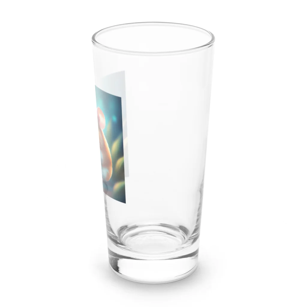 安田ワールドのハムスターのイラストグッズ Long Sized Water Glass :right