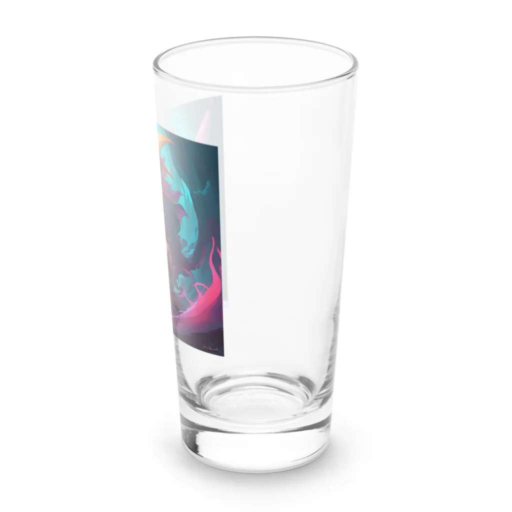 AI.comのAIびじょモンアート Long Sized Water Glass :right