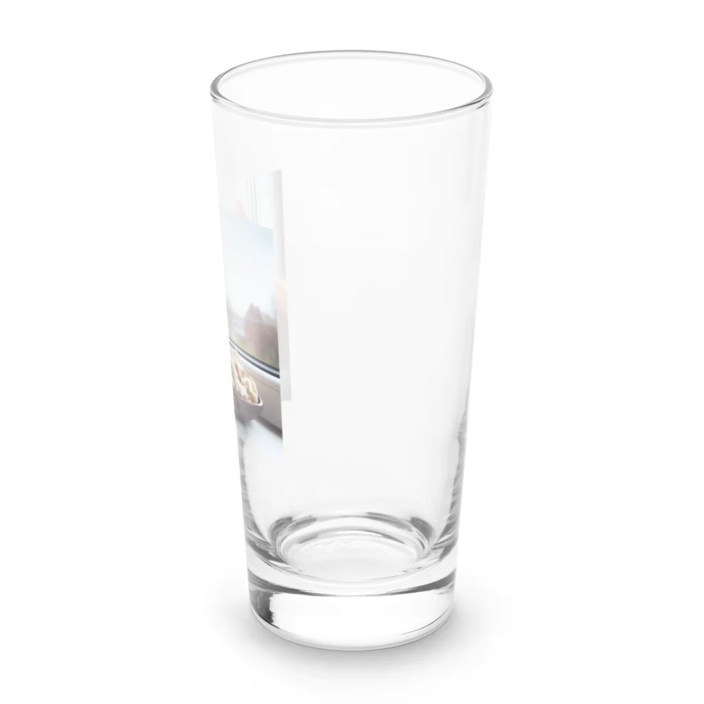 Shiba_IncのBones & Cats（骨 & 猫） Long Sized Water Glass :right