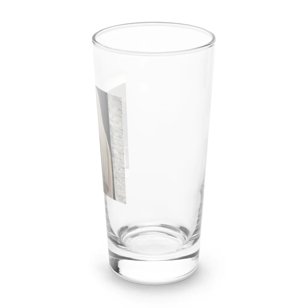 癒しと萌えとかわいいお店✨の流れる髪 魅惑的な女性の長い髪のイメージ Long Sized Water Glass :right