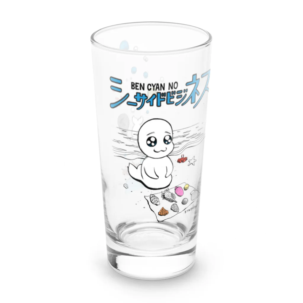 おさしみ文庫のベンちゃんビジネスロンググラス Long Sized Water Glass :right