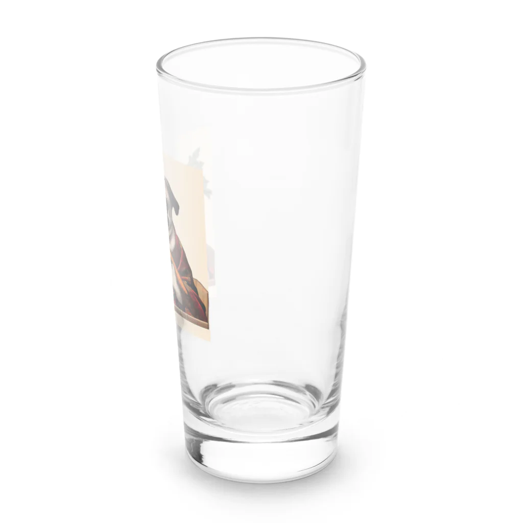 sa_ttyonnのにんじんを持つ パグ Long Sized Water Glass :right