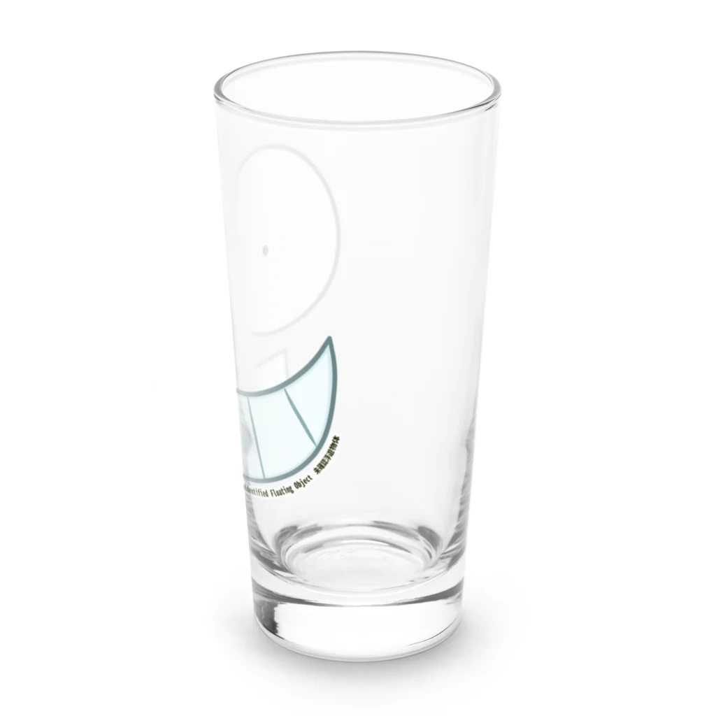 未確認浮遊物体のアイザックフェイス Long Sized Water Glass :right