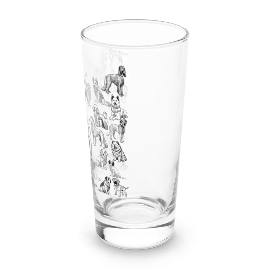 inu-sanの大きな犬はみんな友達 Long Sized Water Glass :right