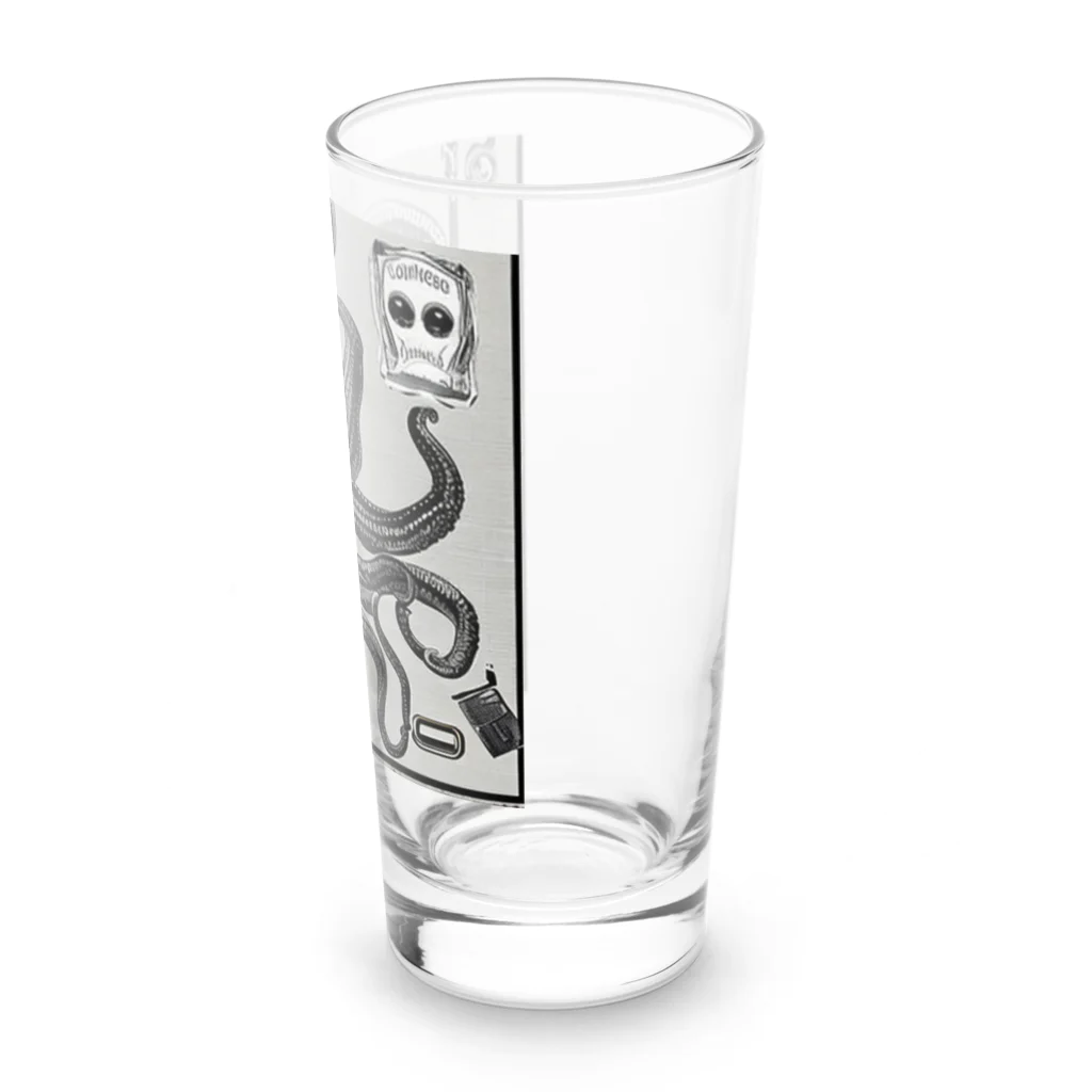 宇宙開発デザイン科のクレイジーオクトパス Long Sized Water Glass :right