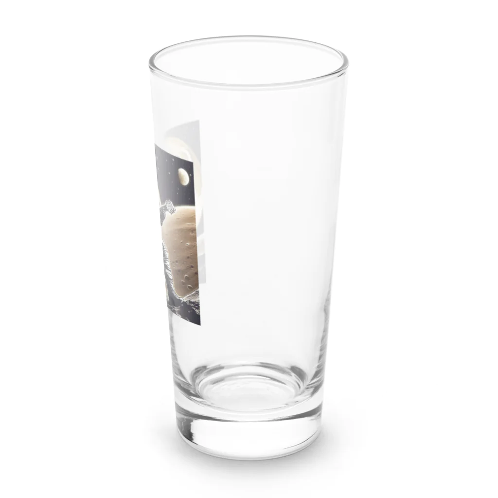 宇宙開発デザイン科の月面のギタリスト Long Sized Water Glass :right