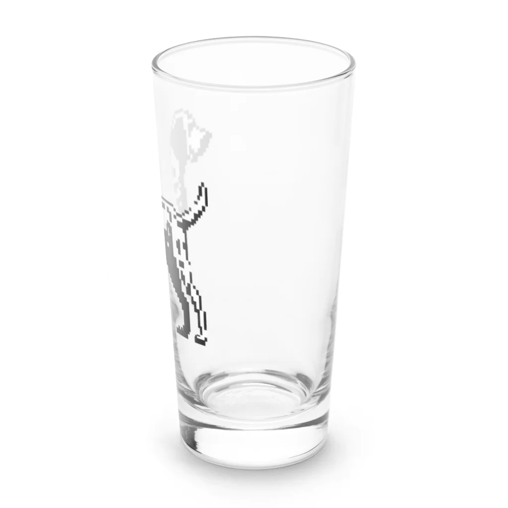 &AIのピクセルアートダルメシアン　3 Long Sized Water Glass :right