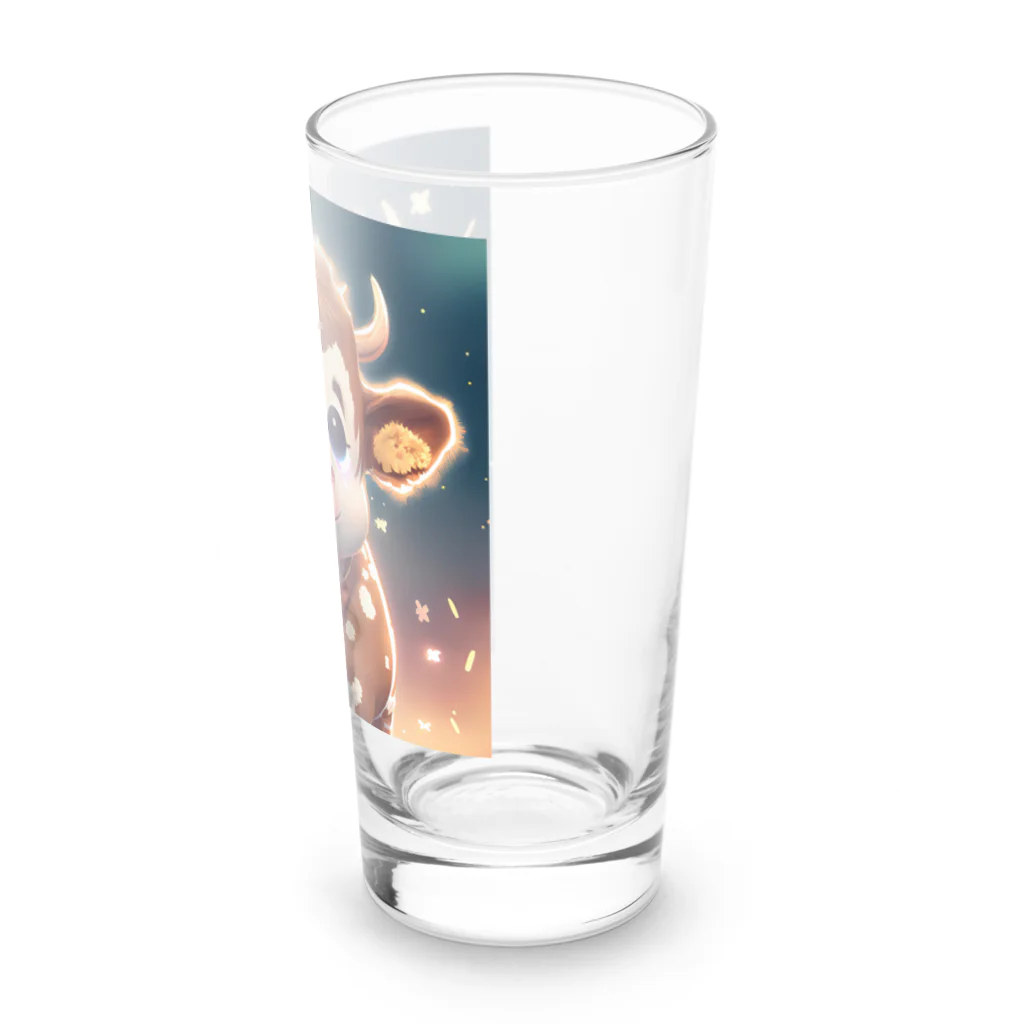 〇〇アートワークスのウシ君 Long Sized Water Glass :right