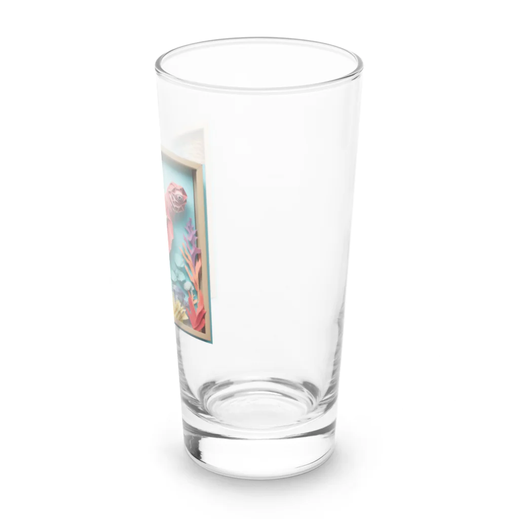 KUJIRA1192のカメ Long Sized Water Glass :right