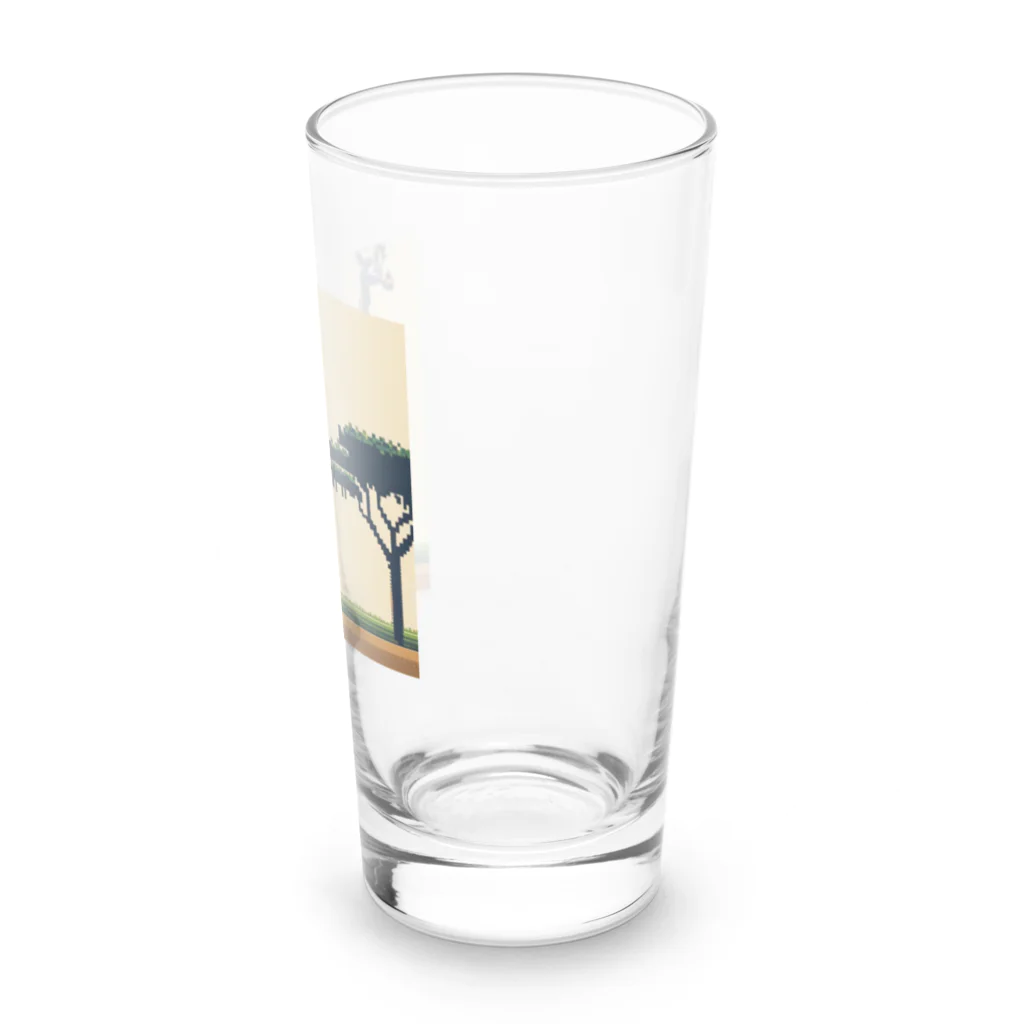 ほっこりグッズBASEのキリンさん Long Sized Water Glass :right