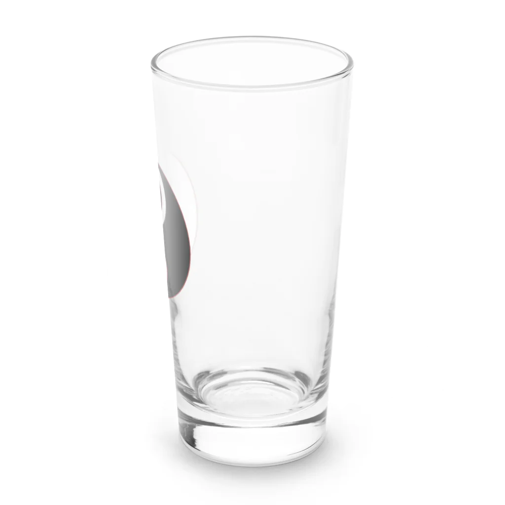 Pom-Dog'sの太陰太極図にポメラニアン入れちゃいました Long Sized Water Glass :right