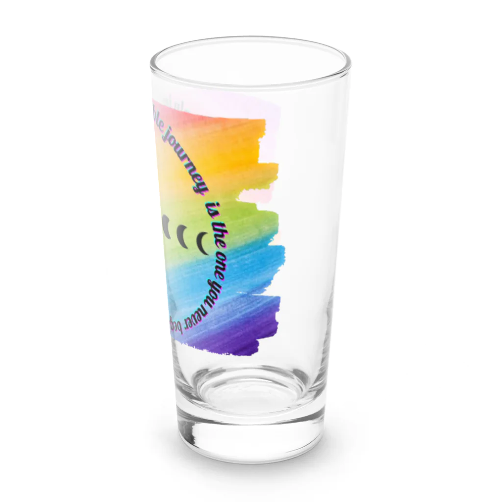  MIRACLE MOONの満ち欠ける月rainbow Long Sized Water Glass :right