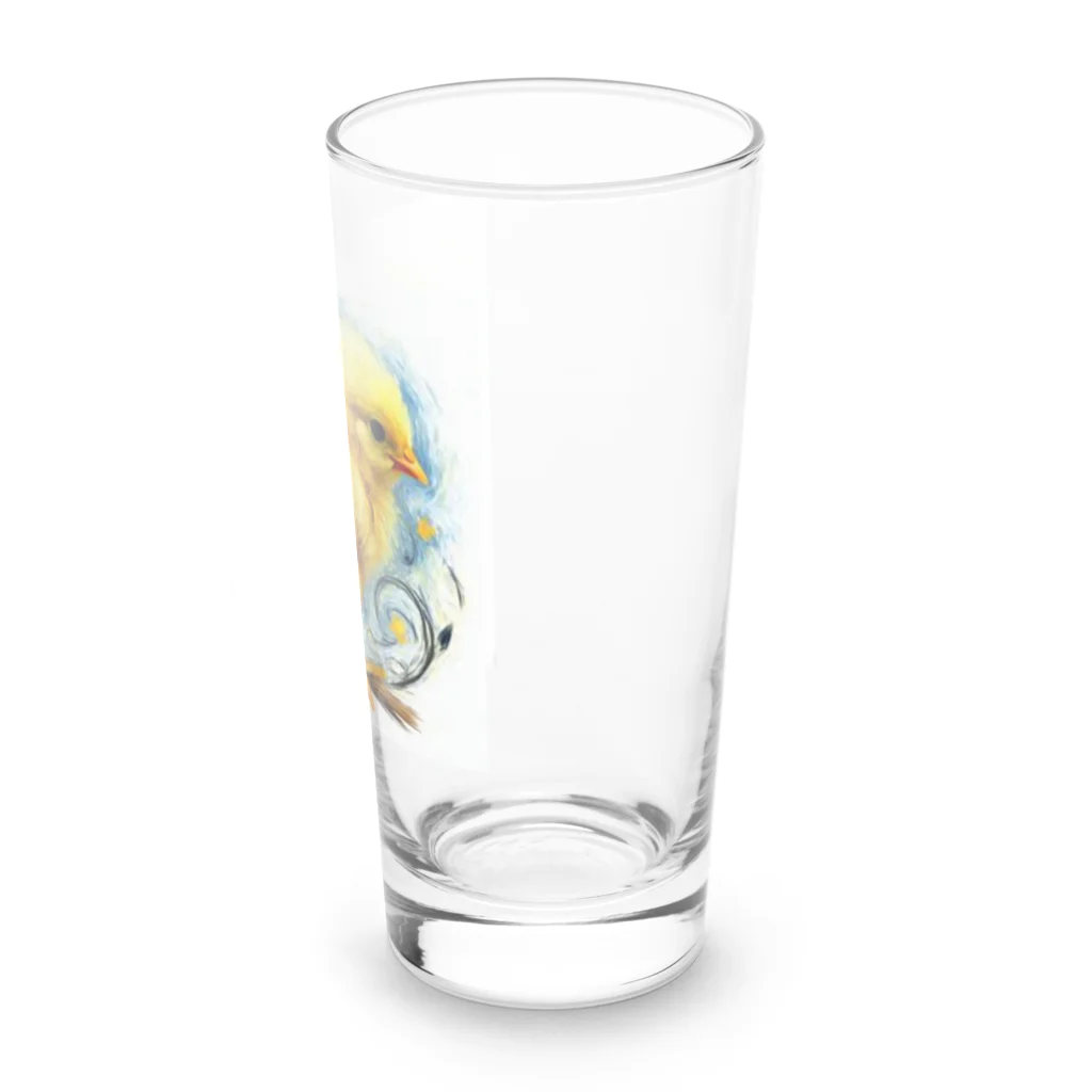 yukikinoの星とかわいいひよこちゃん Long Sized Water Glass :right