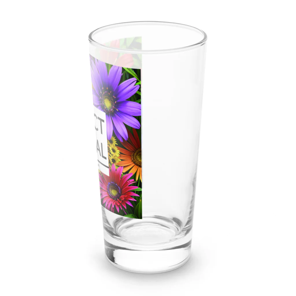 HirockDesignJapanの秋がテーマのコスモスなどの花柄デザイン Long Sized Water Glass :right