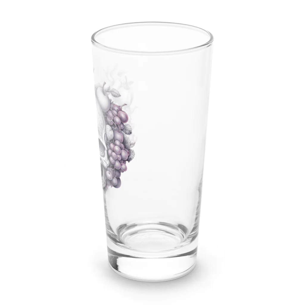 LCOMLのフルーツに囲まれたSKULL Long Sized Water Glass :right