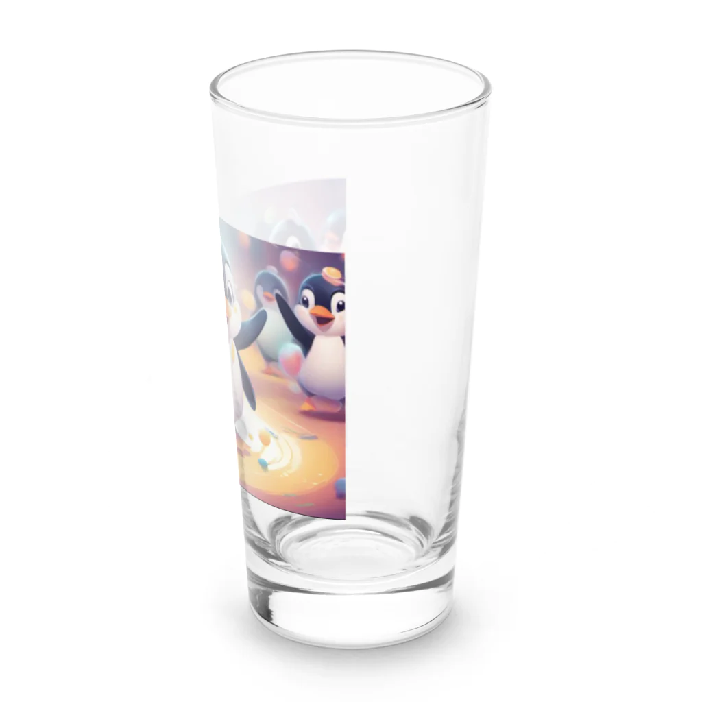 MistyStarkのペンギンダンス Long Sized Water Glass :right