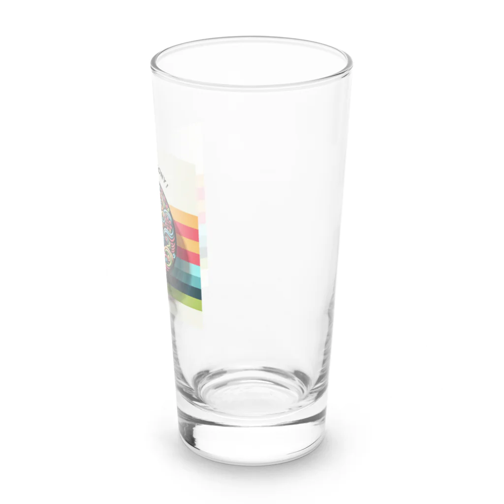 18ban's shopの陰陽対極図じゃ！ Long Sized Water Glass :right