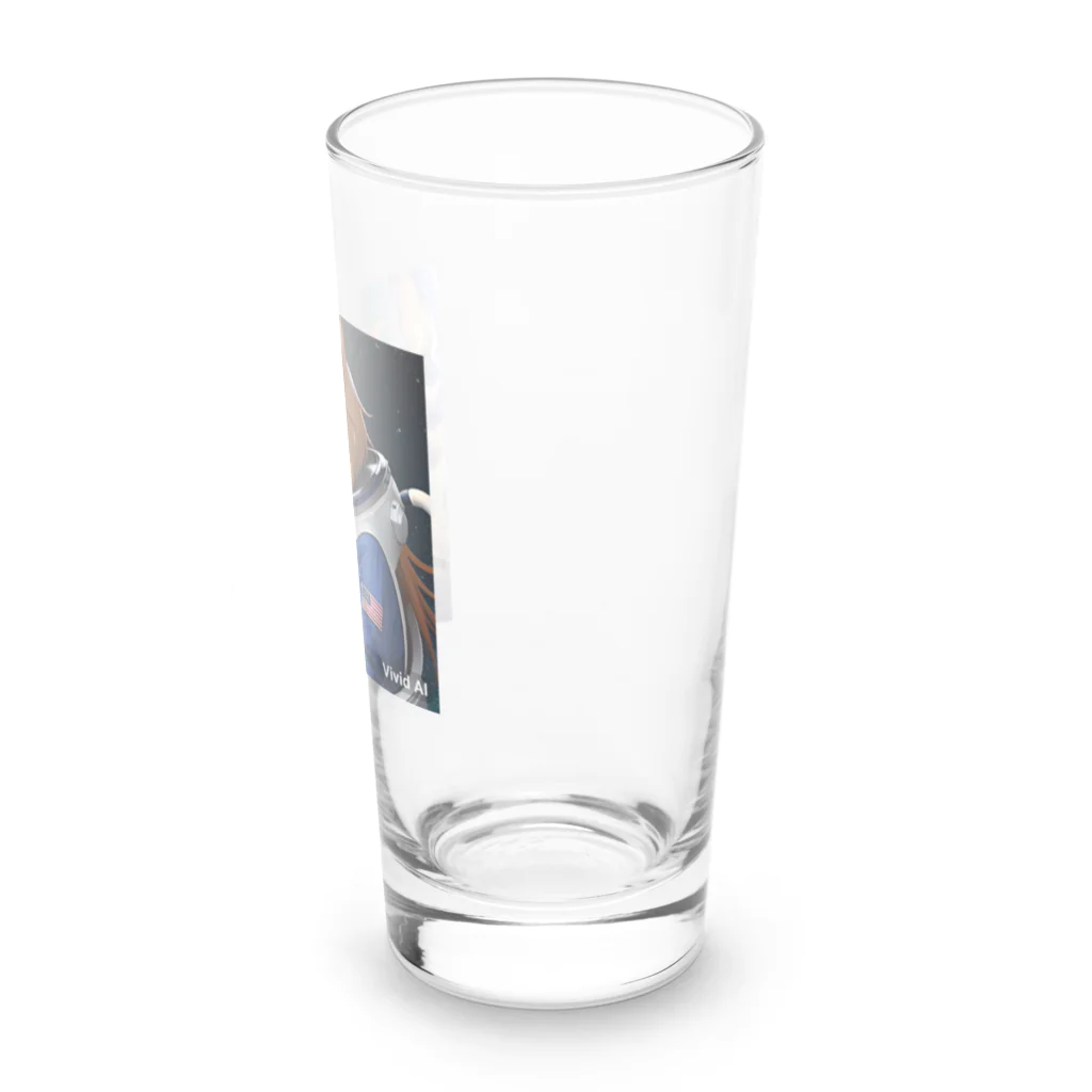 busabusaの彼女とかわいいネコ Long Sized Water Glass :right