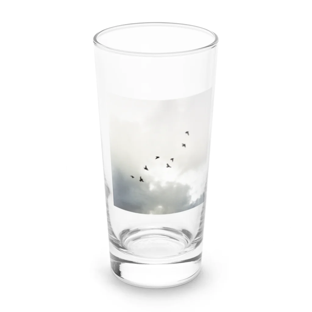 トナカイウサギグループの空の果てへはまだ遠いロンググラス Long Sized Water Glass :right