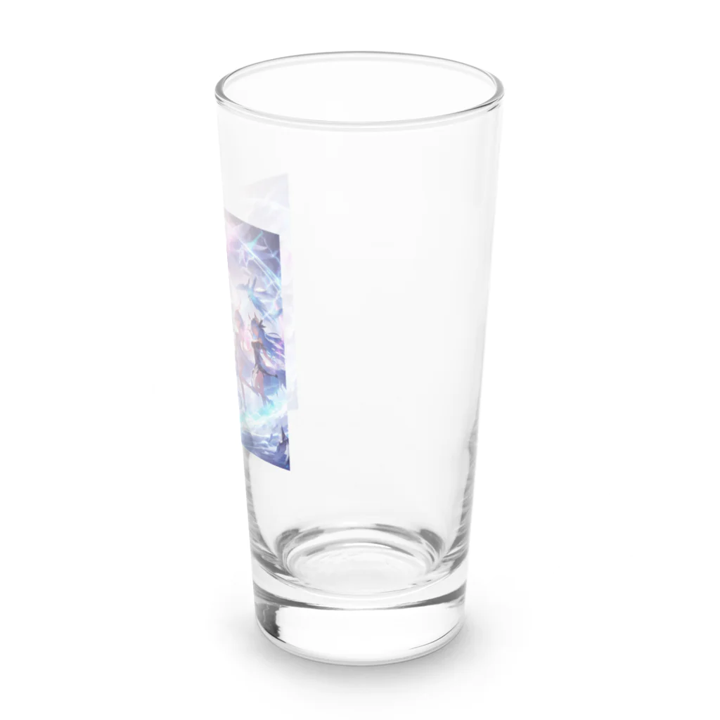 anazawaの白き翼、黒き翼。その手に抱くは愛しの君! Long Sized Water Glass :right