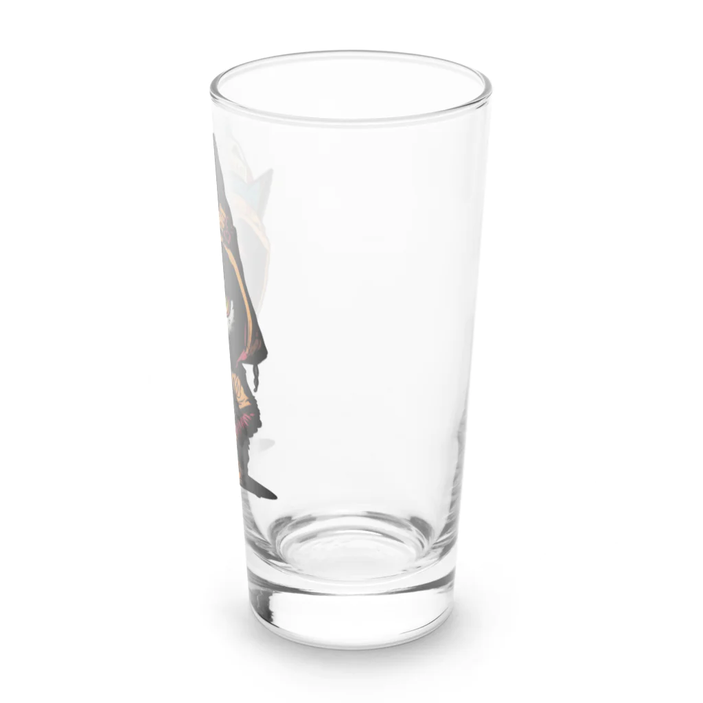 めんぼうさんやのちびネコ Long Sized Water Glass :right