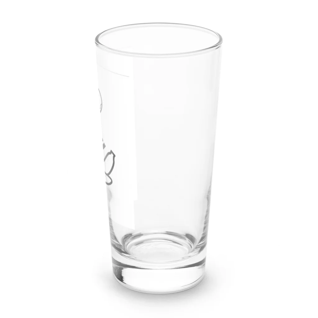 yokosonの食べ物アート顔 Long Sized Water Glass :right