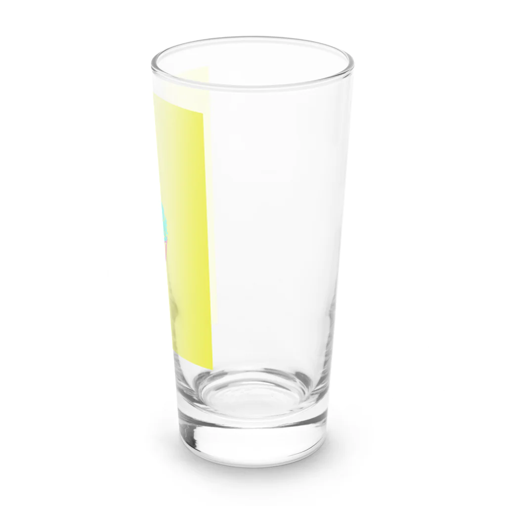 おしょーゆのソフトクリーム Long Sized Water Glass :right