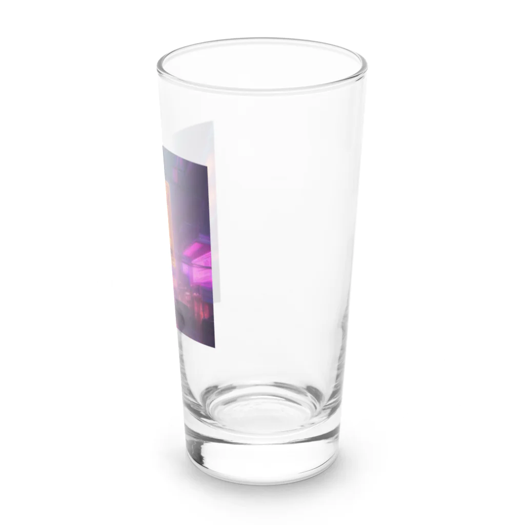 rico_121の雨のネオン街 Long Sized Water Glass :right