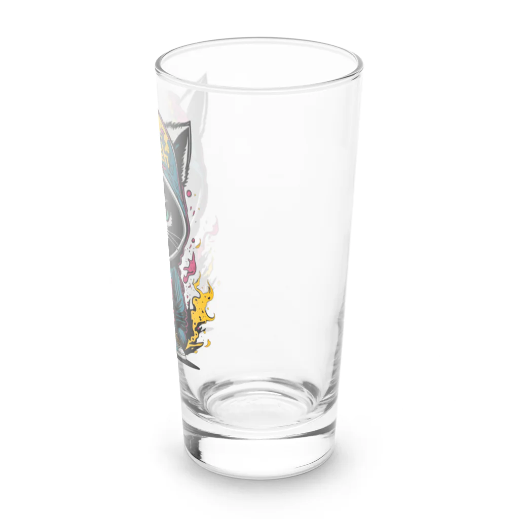 めんぼうさんやのちびネコ Long Sized Water Glass :right