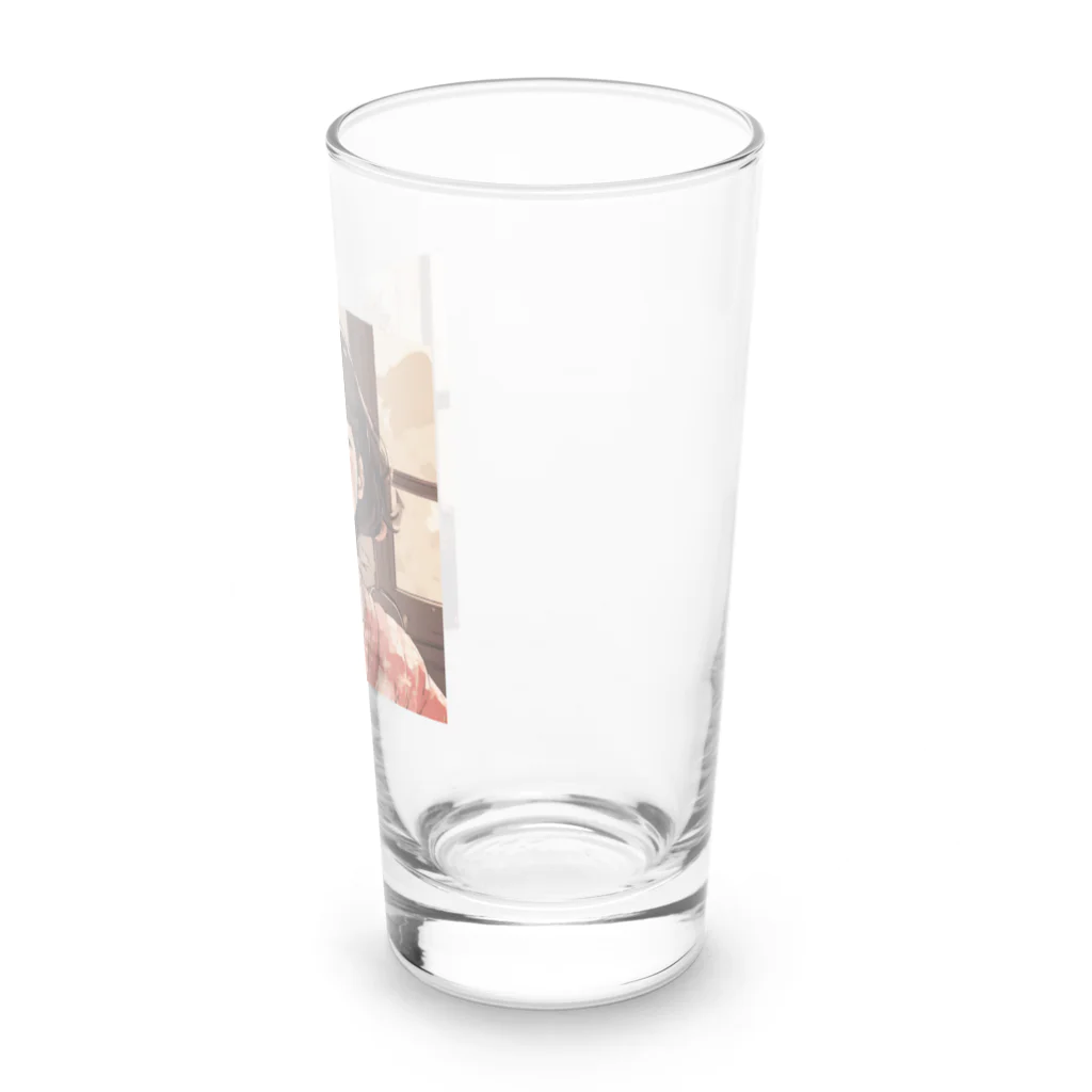 底辺の底辺好きな事を気ままに…。の笑顔の彼女 Long Sized Water Glass :right