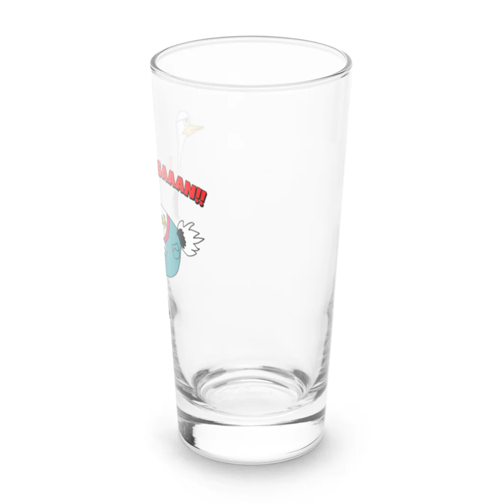 Orachin no…のダチョウさ〜ん Long Sized Water Glass :right