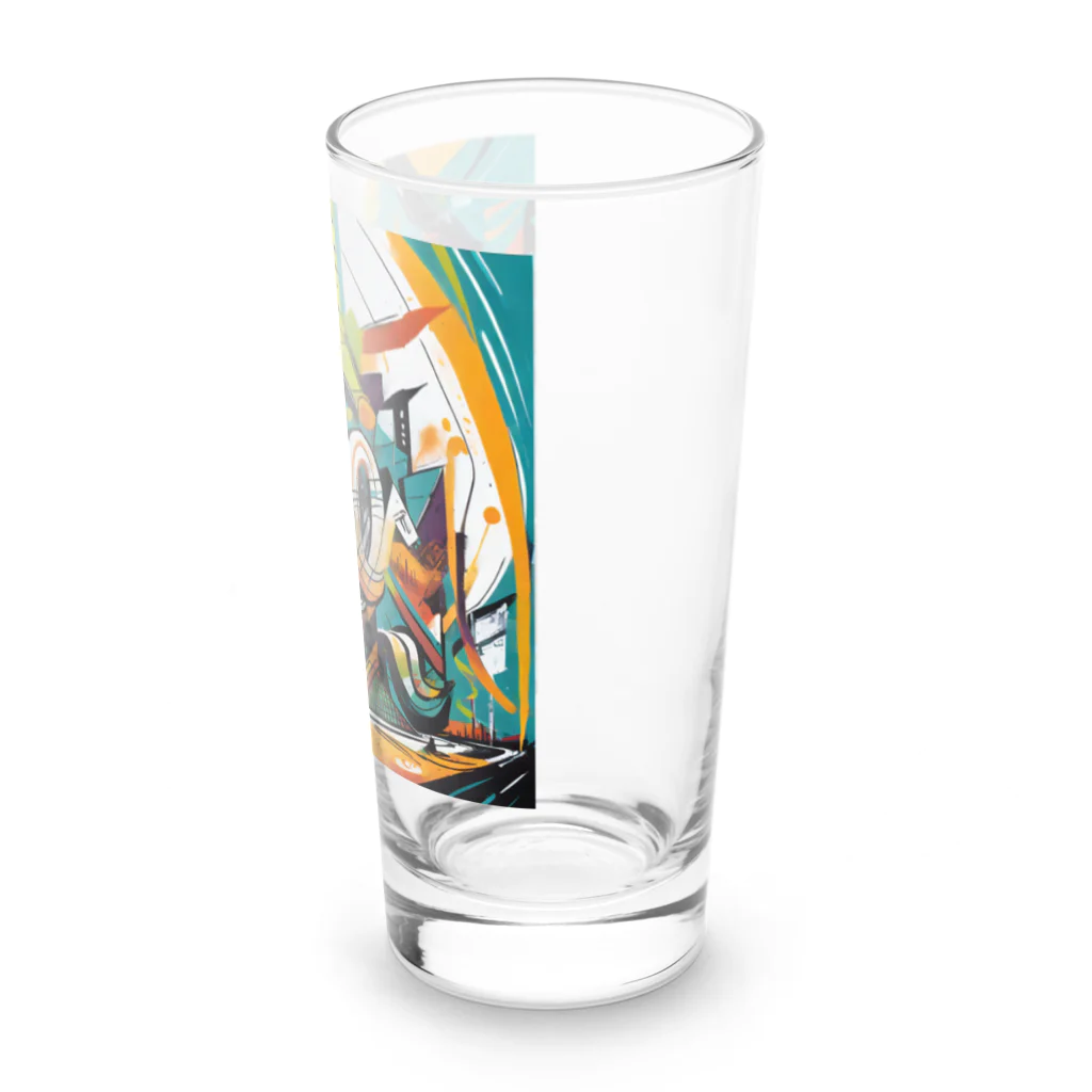 のんびりアート工房のストリートアート Long Sized Water Glass :right