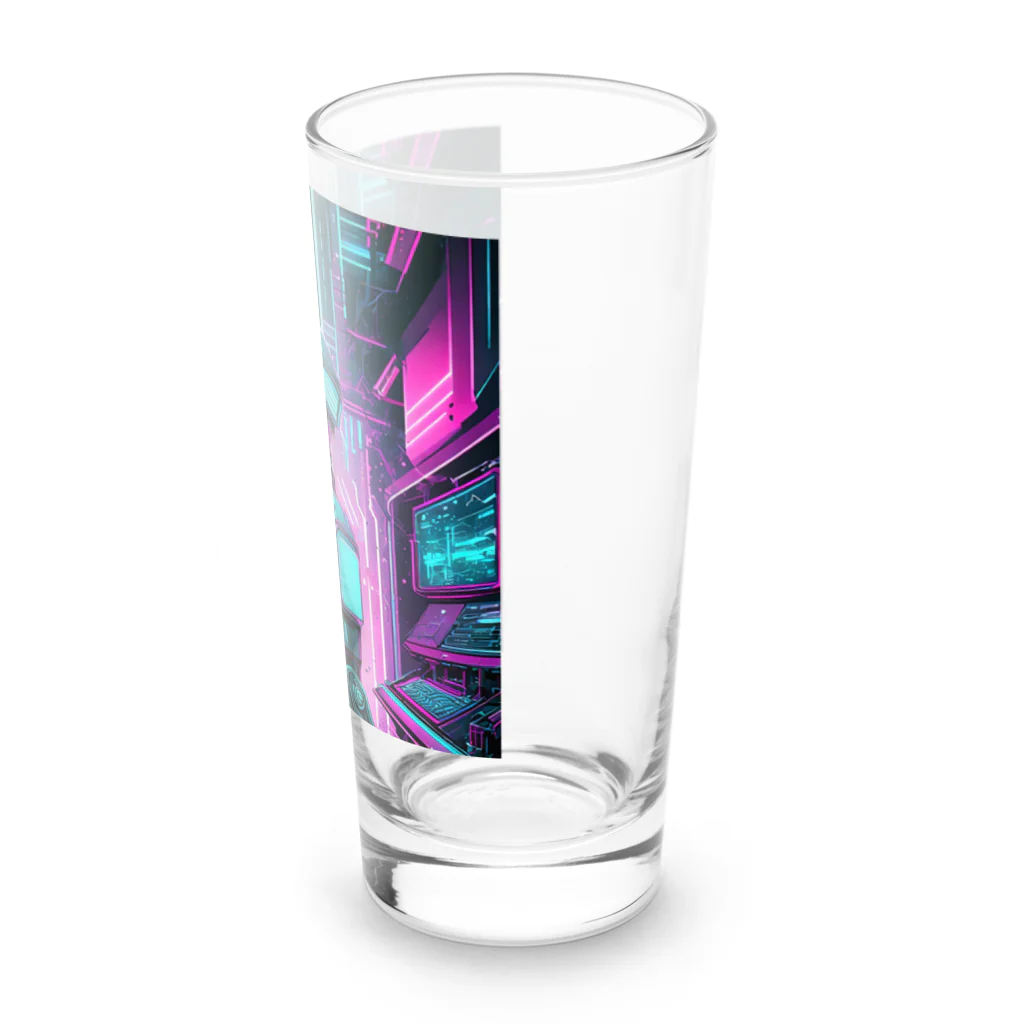 のんびりアート工房のサイバーパンク Long Sized Water Glass :right