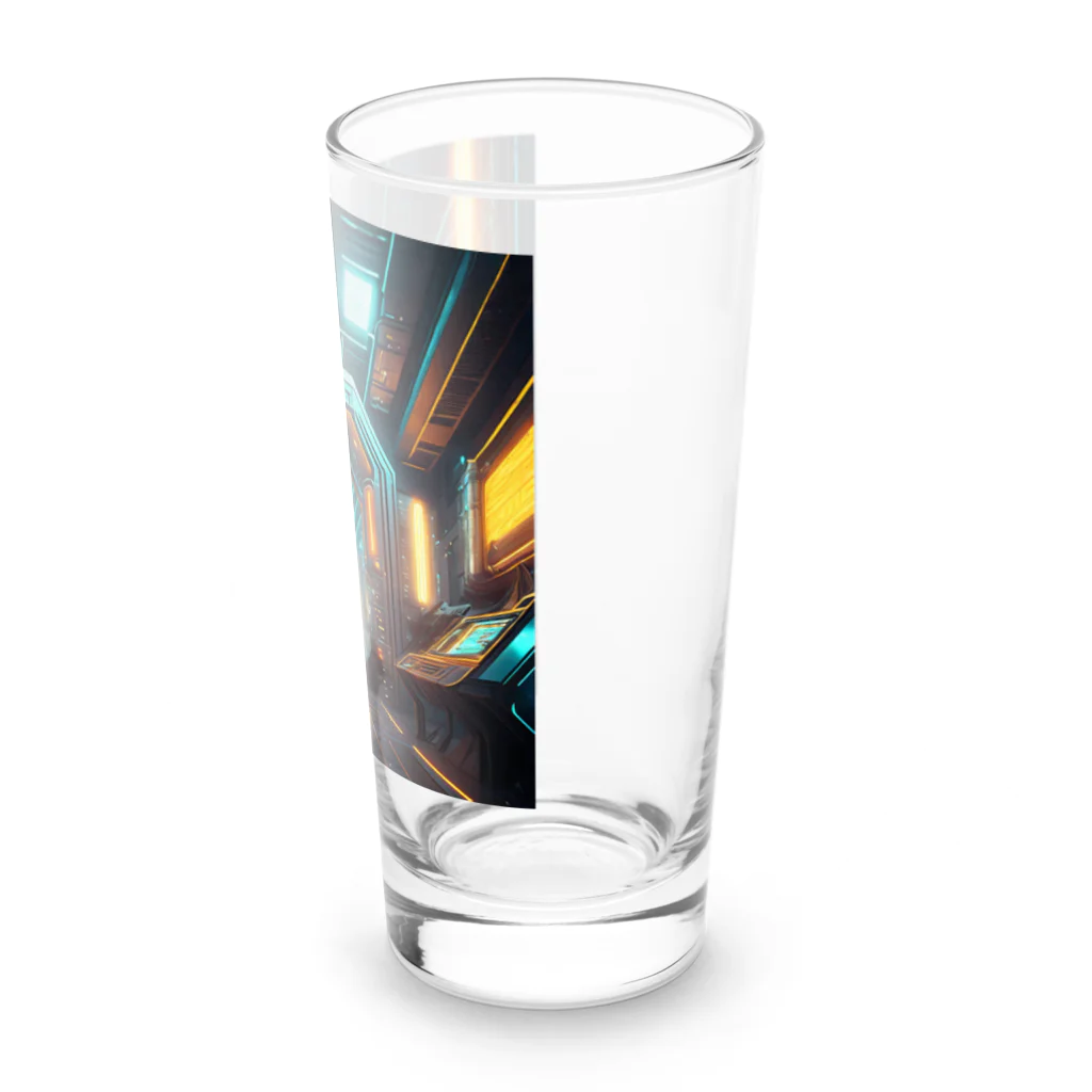 のんびりアート工房のサイバーパンク Long Sized Water Glass :right