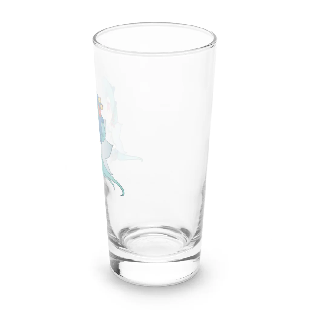えび天処出張版のまちぼうけおおかみグラス Long Sized Water Glass :right