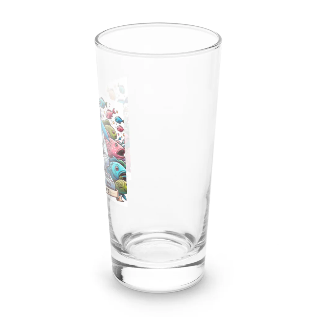 DJシャークのDJシャーク(PARY TIME) Long Sized Water Glass :right