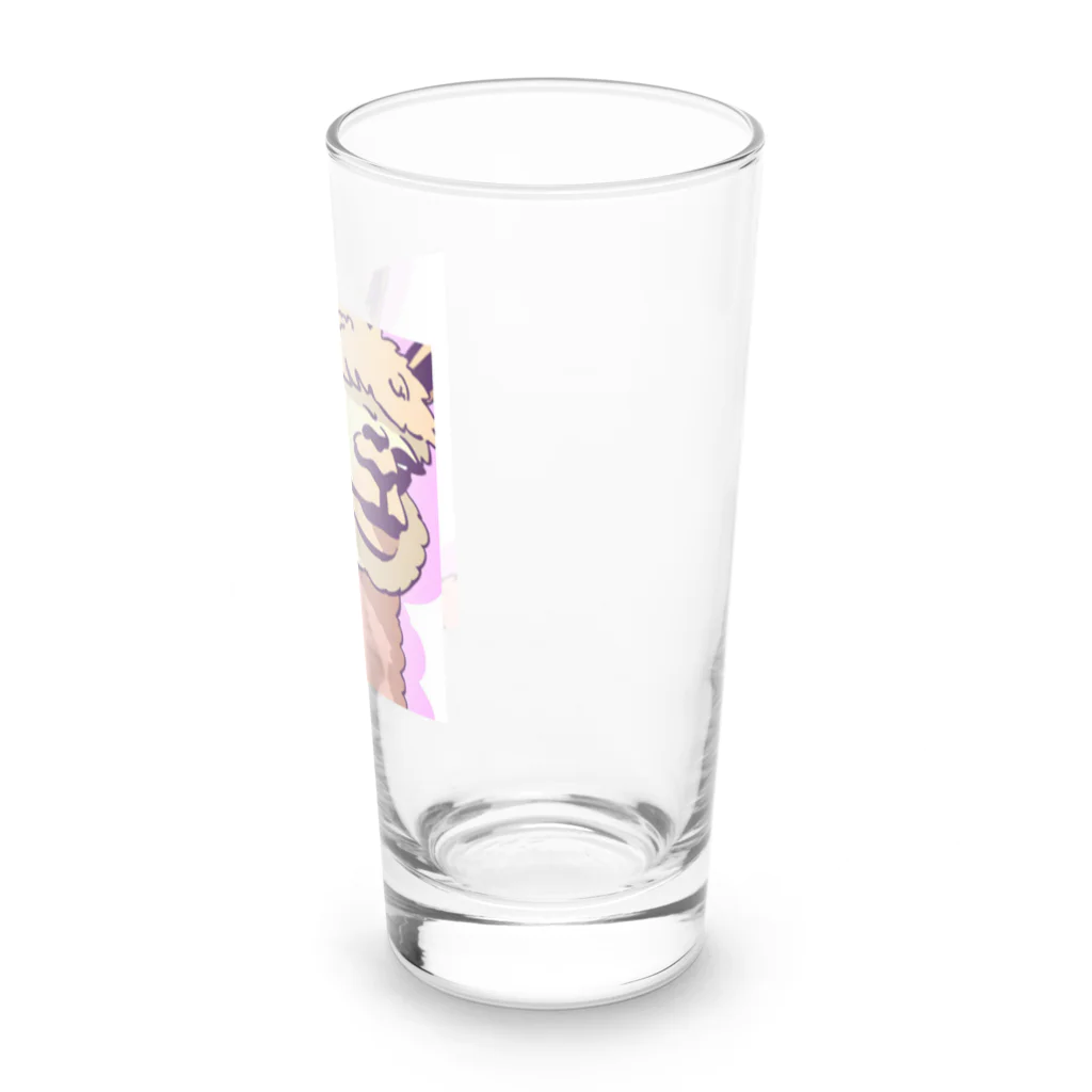 LIMEtimeの夢みアルパカ Long Sized Water Glass :right