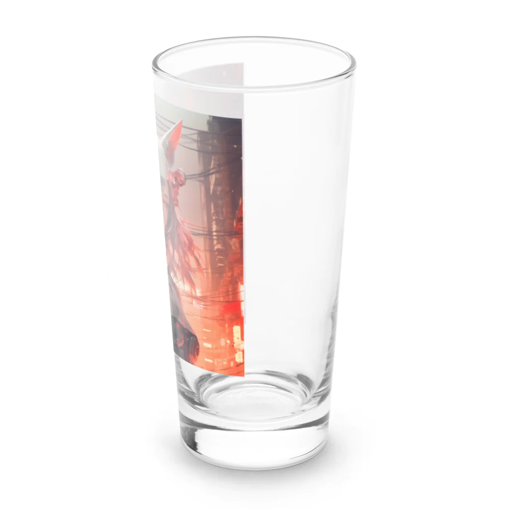 meka_onchiのサイバーパンク天照 Long Sized Water Glass :right