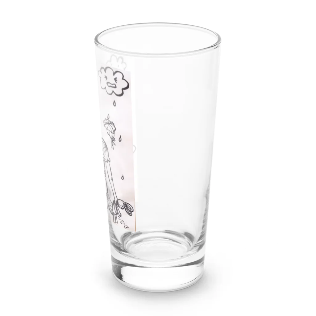 結社黒猫の遊園地のピエロ Long Sized Water Glass :right