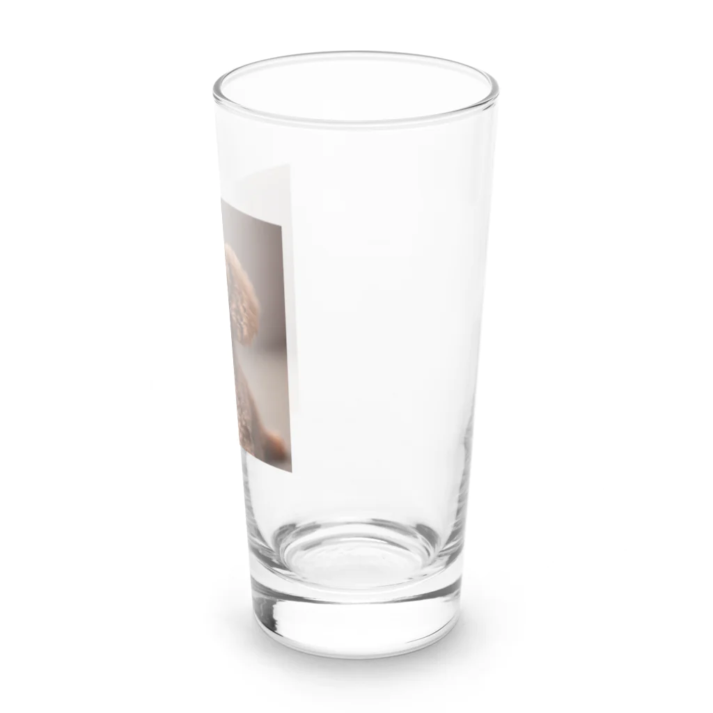 かわいいイラストグッズの犬のトイプー Long Sized Water Glass :right