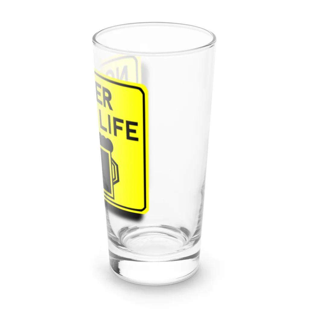 ようようよのNO BEER NO LIFE Long Sized Water Glass :right