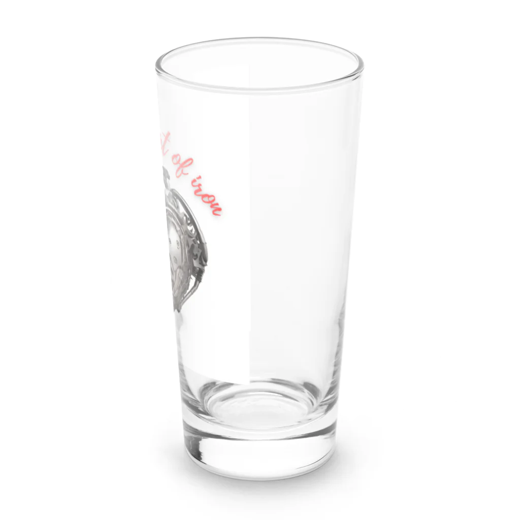 Love and peace to allの鉄の心臓が欲しい Long Sized Water Glass :right