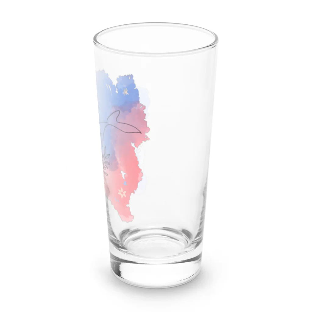 RabbitHouseの放浪シャチ Long Sized Water Glass :right