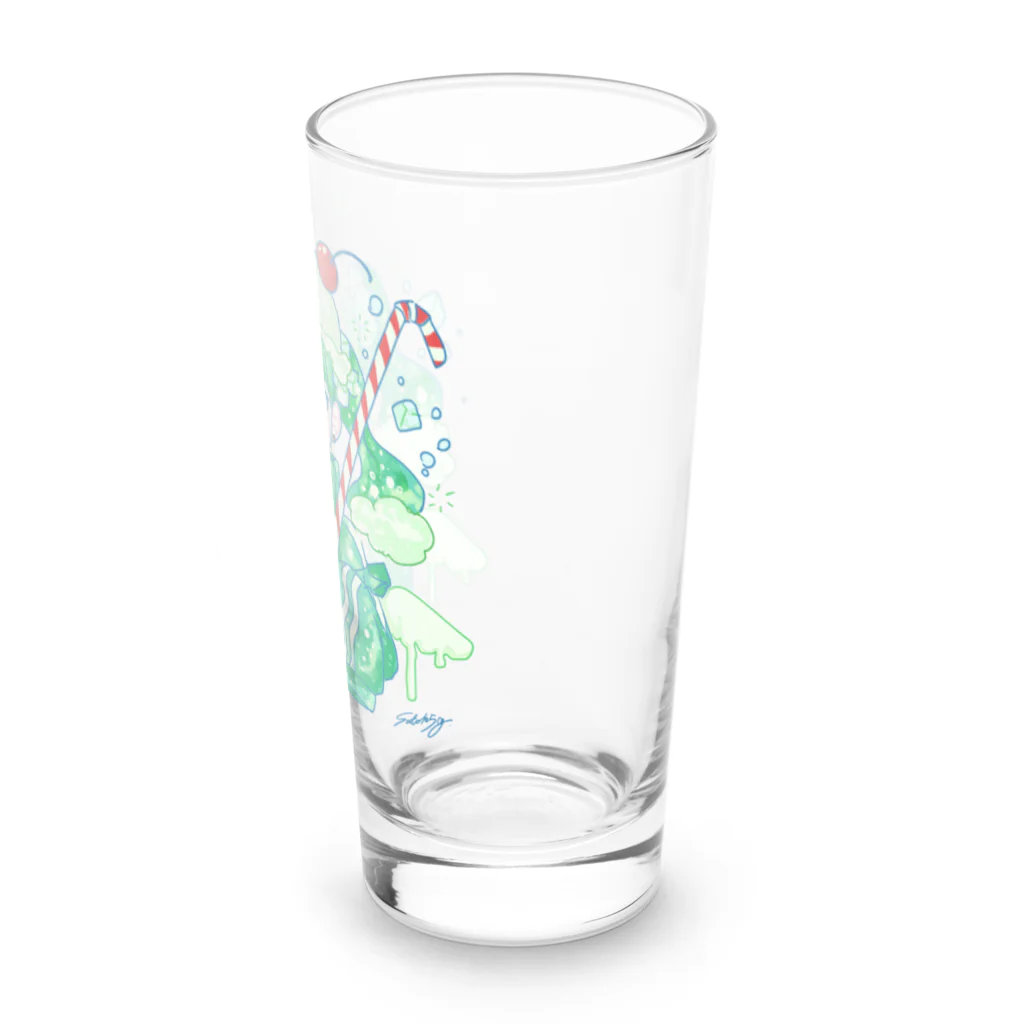 沙糖5㌘のクリームソーダちゃん Long Sized Water Glass :right